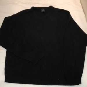 Black cashmere sweater